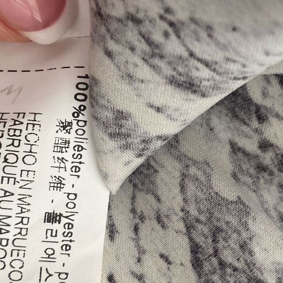 Zara Snake Skin Print Button Down Dress. - Picture 7 of 11